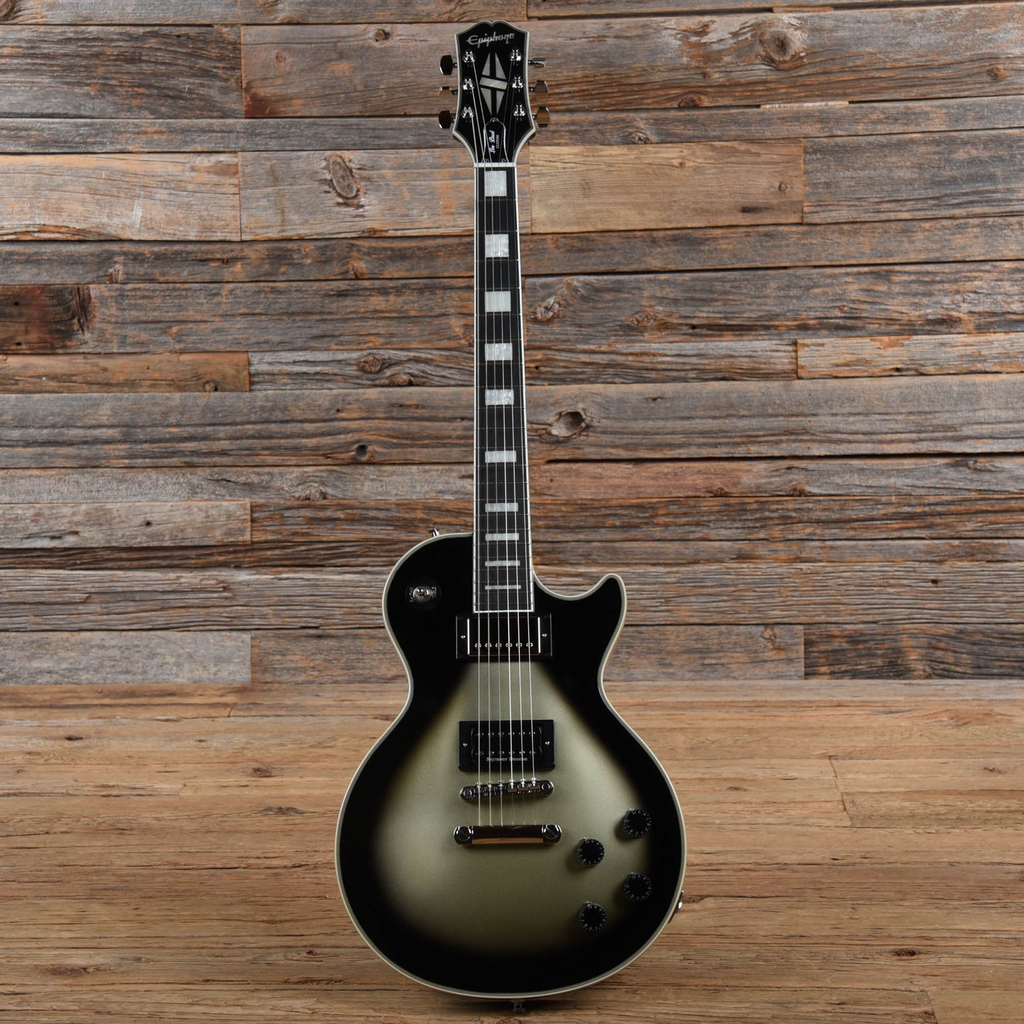 Epiphone Adam Jones Les Paul Custom Art Collection "The Berserk" SIlverburst 2022 Electric Guitars / Solid Body