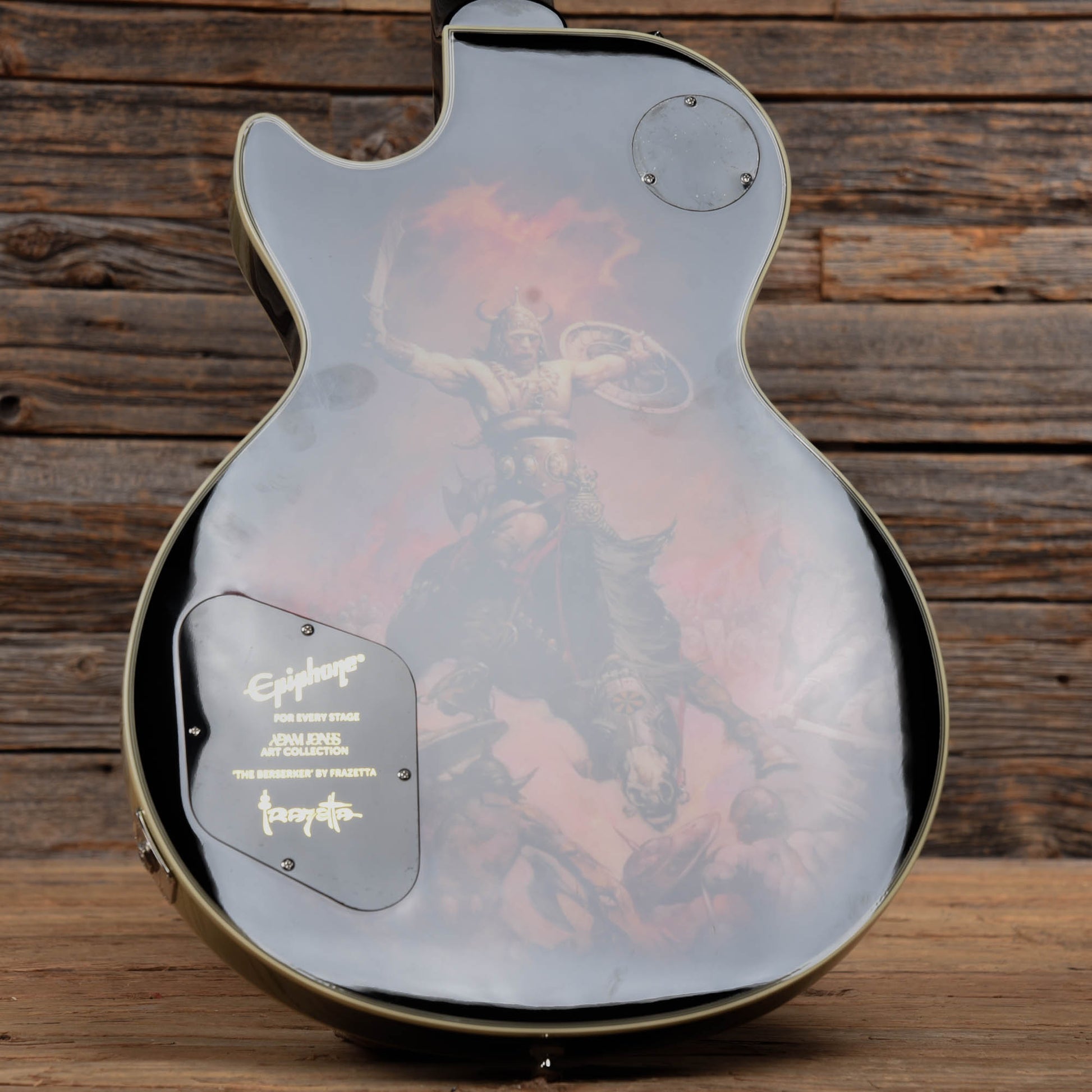Epiphone Adam Jones Les Paul Custom Art Collection "The Berserk" SIlverburst 2022 Electric Guitars / Solid Body