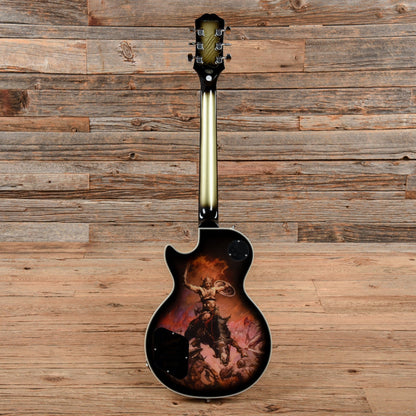 Epiphone Adam Jones Signature Art Series Les Paul Custom Frazetta "The Berserker" / Silverburst 2022 Electric Guitars / Solid Body