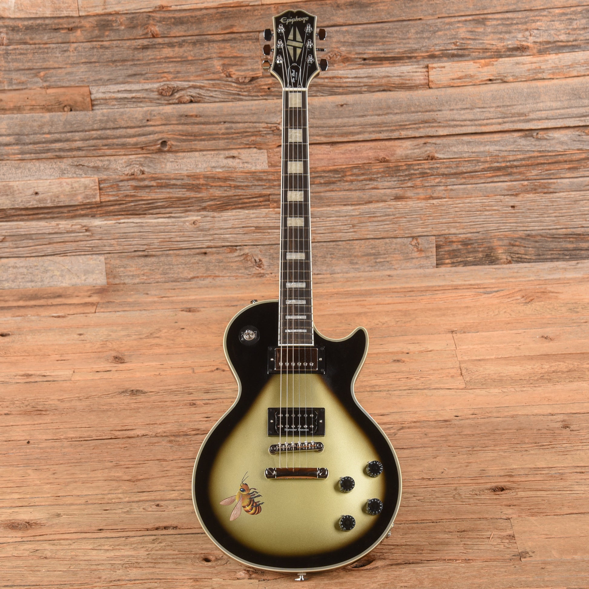 Epiphone Adam Jones Signature Art Series Les Paul Custom "Veil of Bees" Silverburst 2023 Electric Guitars / Solid Body