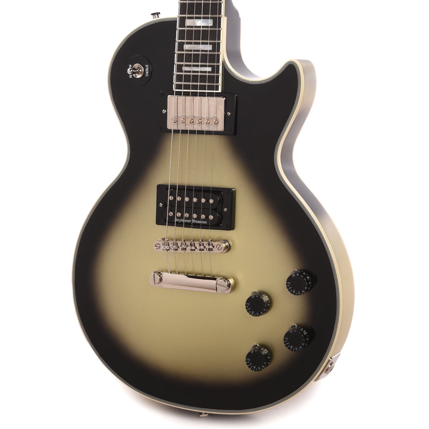 Epiphone Artist Adam Jones 1979 Les Paul Custom Antique Silverburst Electric Guitars / Solid Body