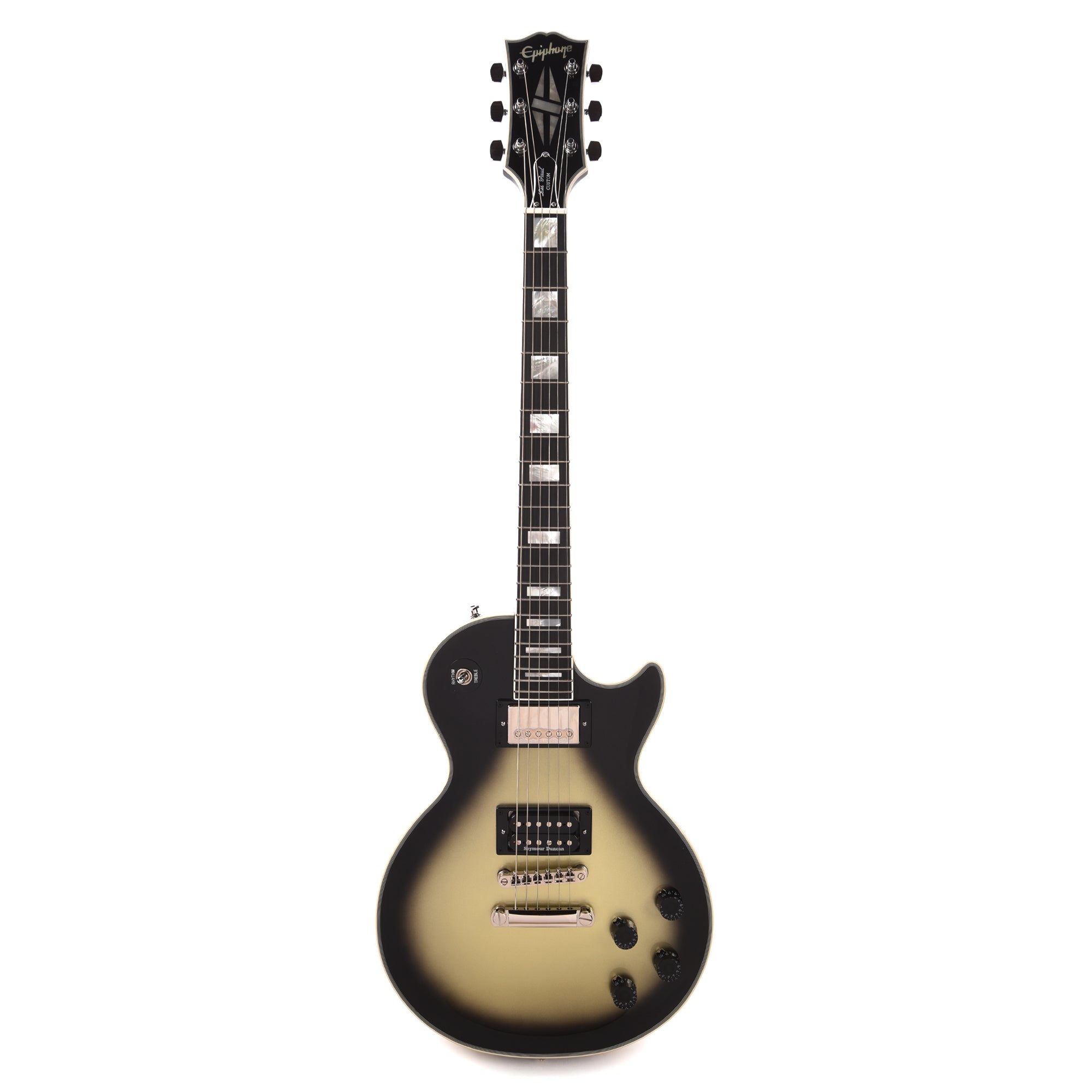 Epiphone Artist Adam Jones 1979 Les Paul Custom Antique Silverburst Electric Guitars / Solid Body