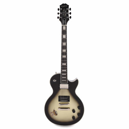 Epiphone Artist Adam Jones Les Paul Custom Art Collection Mark Ryden's "Queen Bee" Antique Silverburst Electric Guitars / Solid Body
