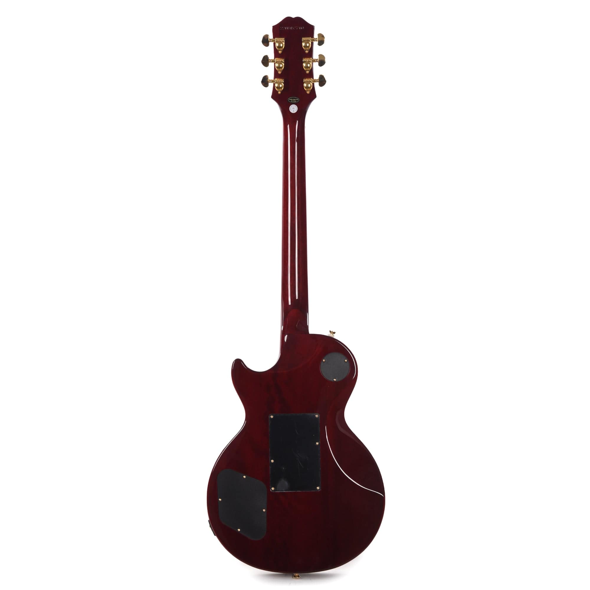 Epiphone Artist Alex Lifeson Les Paul Custom Axcess Quilt Ruby Electric Guitars / Solid Body