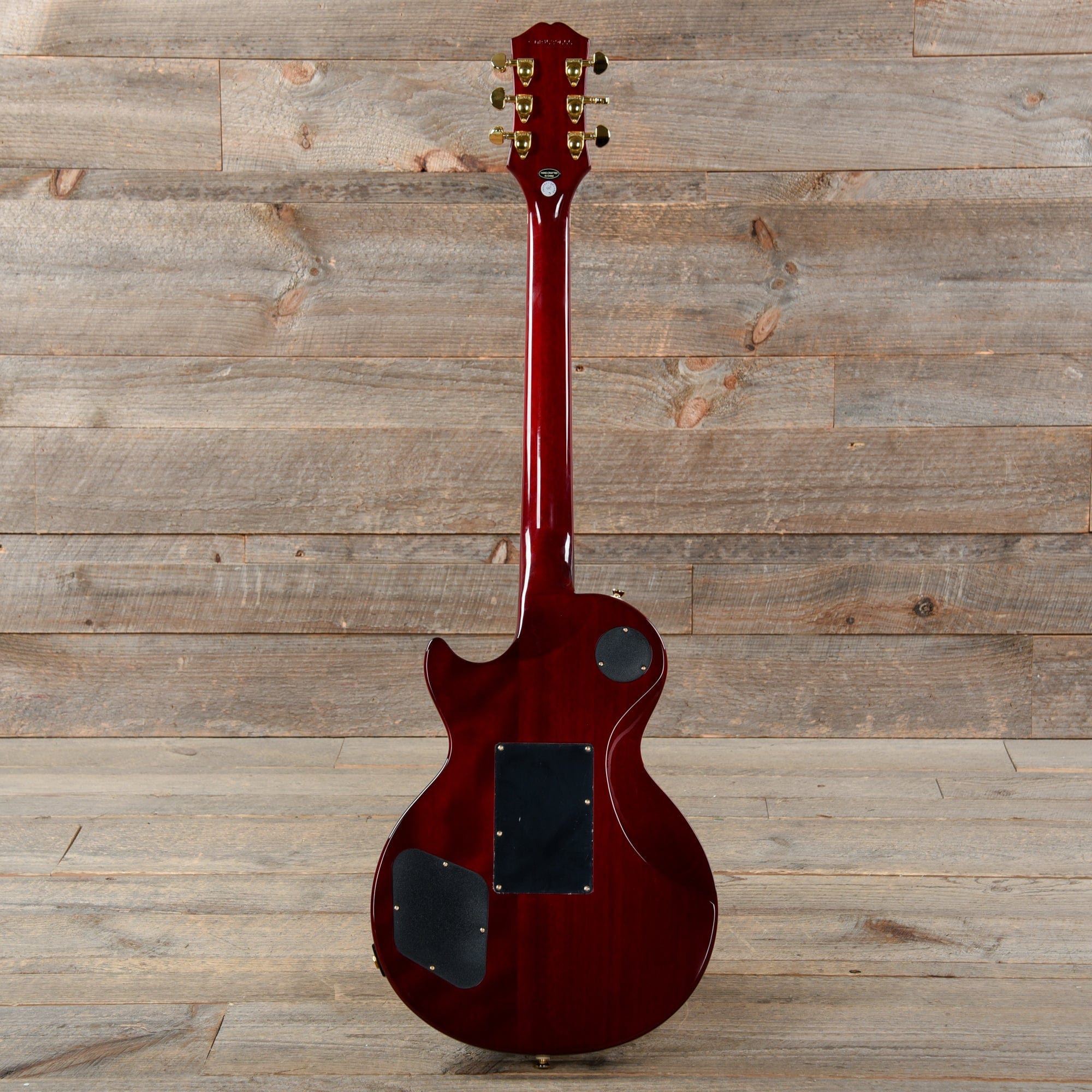 Epiphone Artist Alex Lifeson Les Paul Custom Axcess Quilt Ruby Electric Guitars / Solid Body