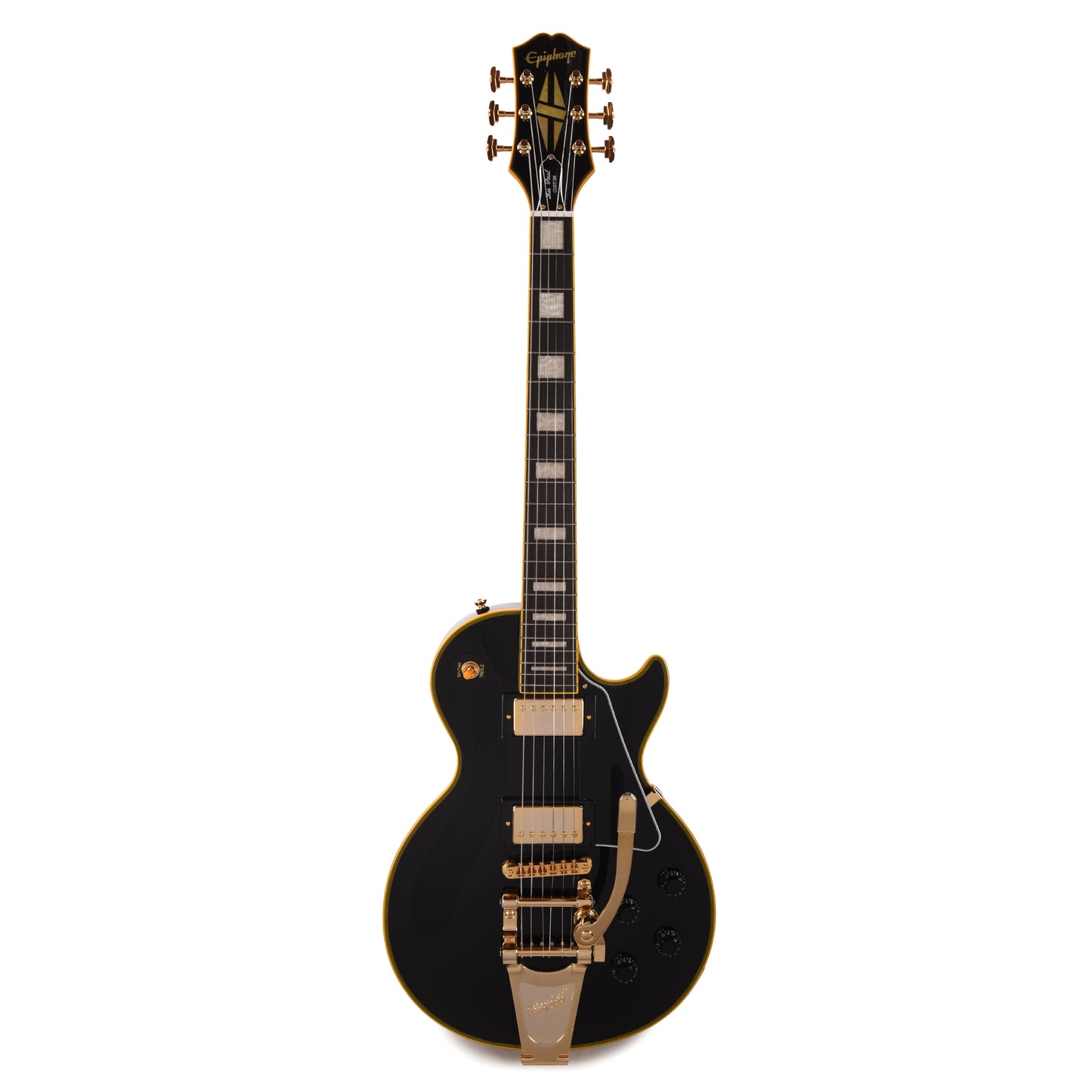 Epiphone Artist Joe Bonamassa ‘59 Les Paul Custom Antique Ebony w/Nerdville Hardshell Case Electric Guitars / Solid Body