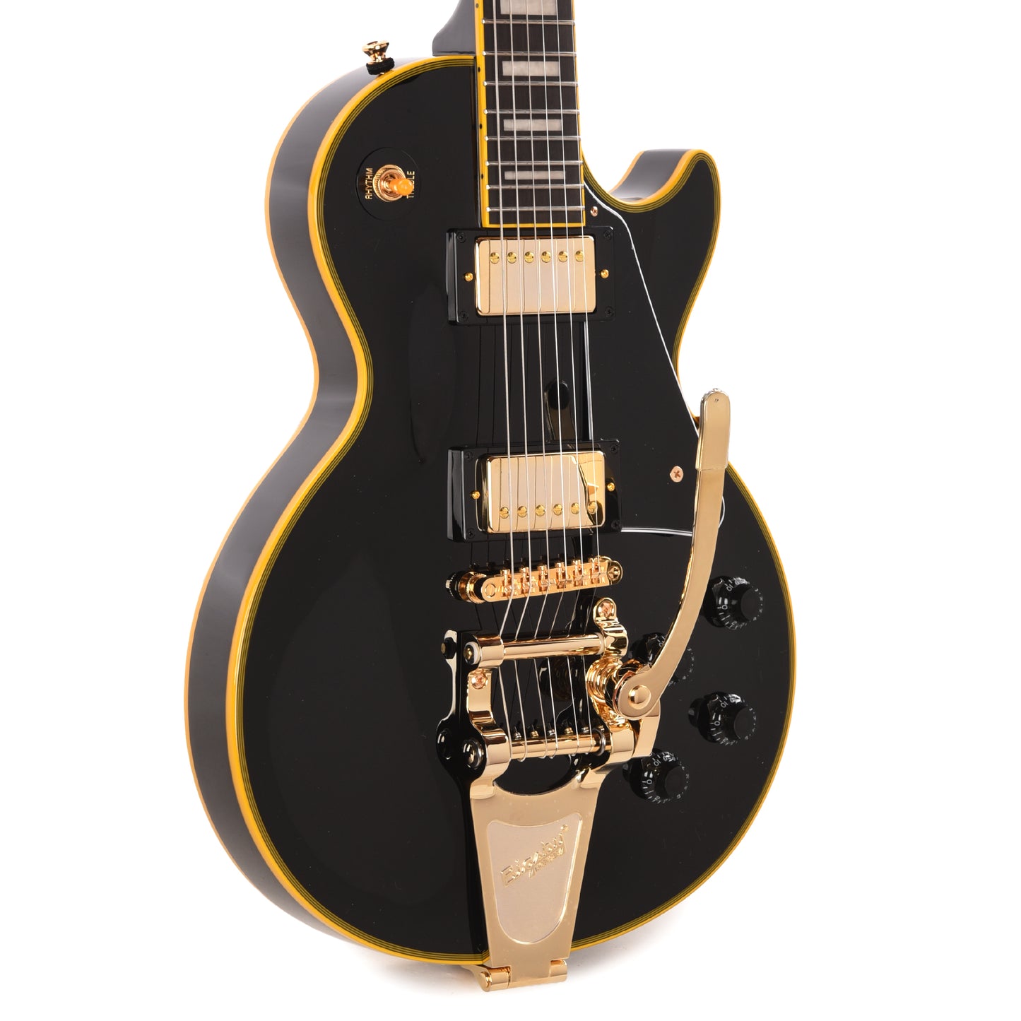 Epiphone Artist Joe Bonamassa ‘59 Les Paul Custom Antique Ebony w/Nerdville Hardshell Case Electric Guitars / Solid Body
