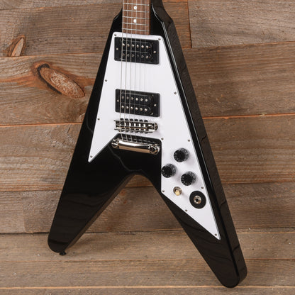Epiphone Artist Kirk Hammett 1979 Flying V Ebony Electric Guitars / Solid Body