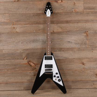 Epiphone Artist Kirk Hammett 1979 Flying V Ebony Electric Guitars / Solid Body