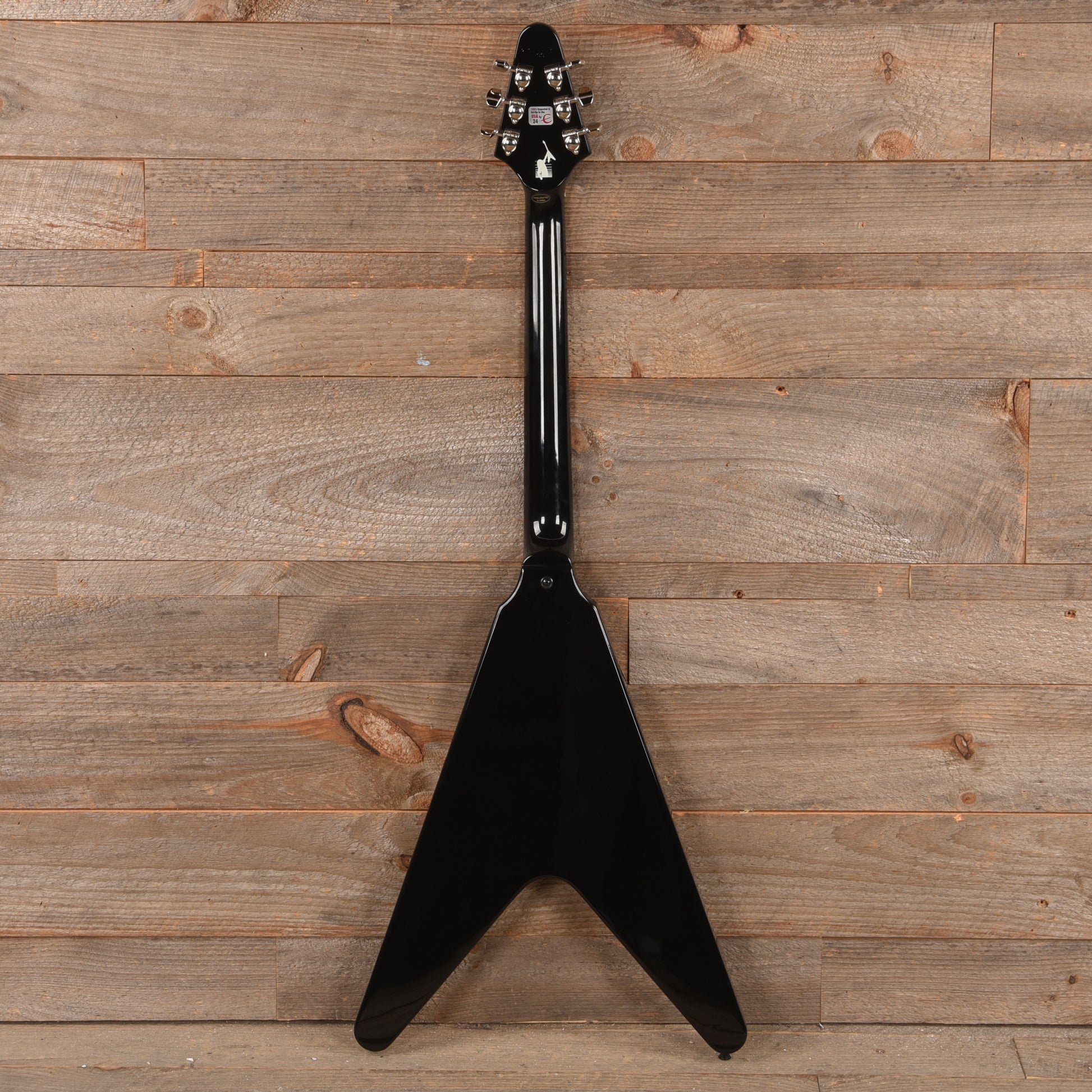 Epiphone Artist Kirk Hammett 1979 Flying V Ebony Electric Guitars / Solid Body