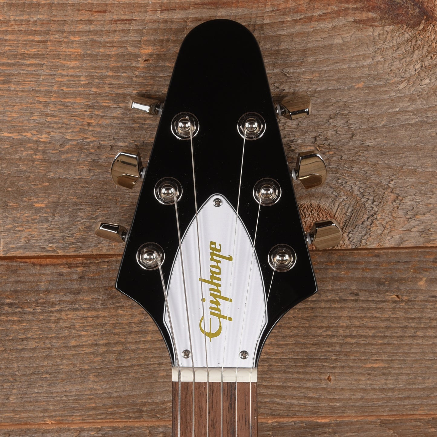 Epiphone Artist Kirk Hammett 1979 Flying V Ebony Electric Guitars / Solid Body