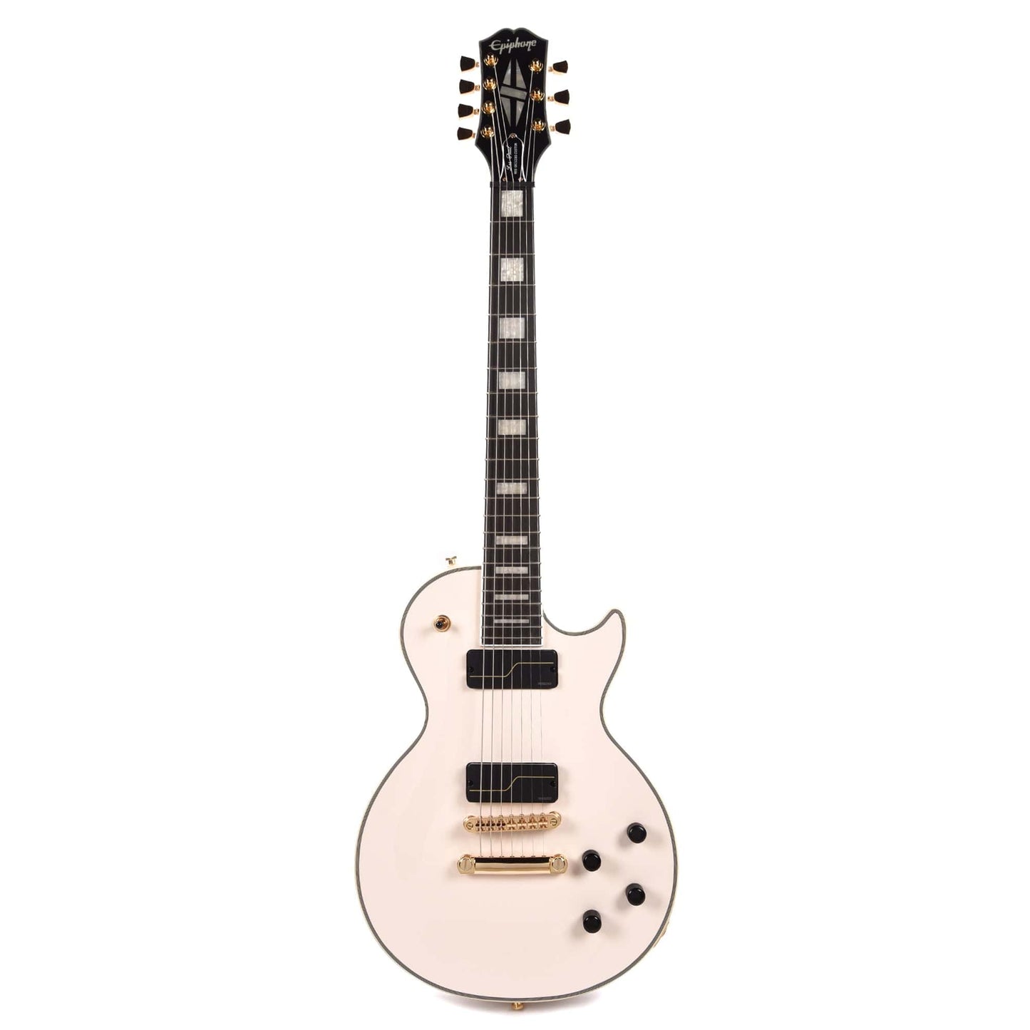 Epiphone Artist Matt Heafy Les Paul Custom Origins 7-String Bone White Electric Guitars / Solid Body