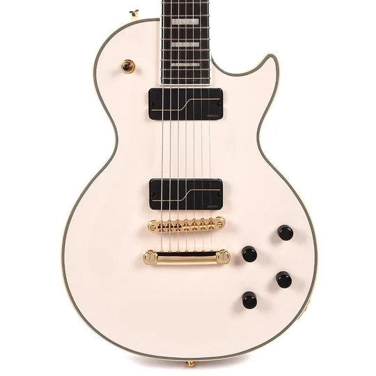 Epiphone Artist Matt Heafy Les Paul Custom Origins 7-String Bone White Electric Guitars / Solid Body