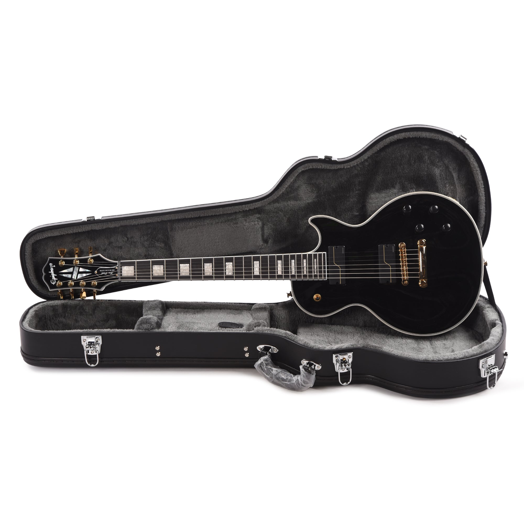 Epiphone Artist Matt Heafy Les Paul Custom Origins 7-String Ebony Electric Guitars / Solid Body