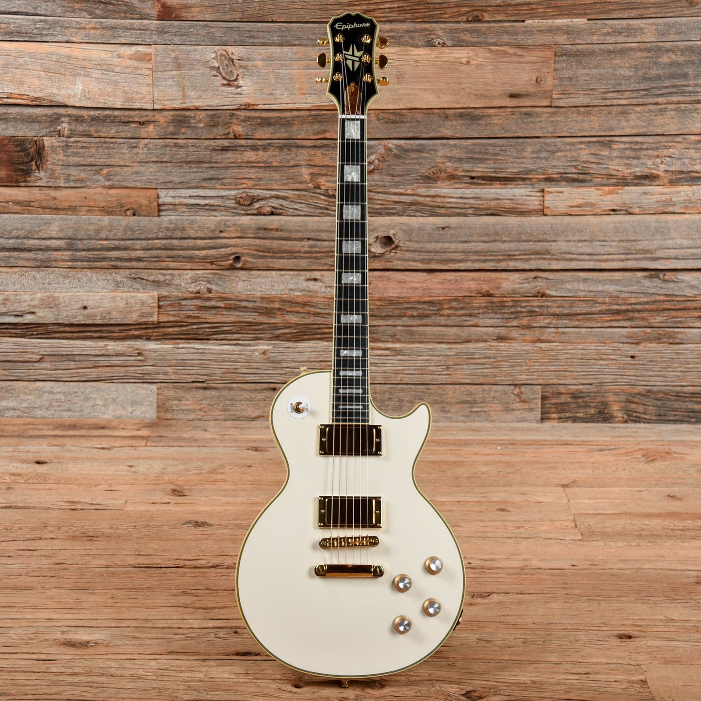 Epiphone Bjorn Gelotte Signature "Jotun" Les Paul Custom White 2017 Electric Guitars / Solid Body