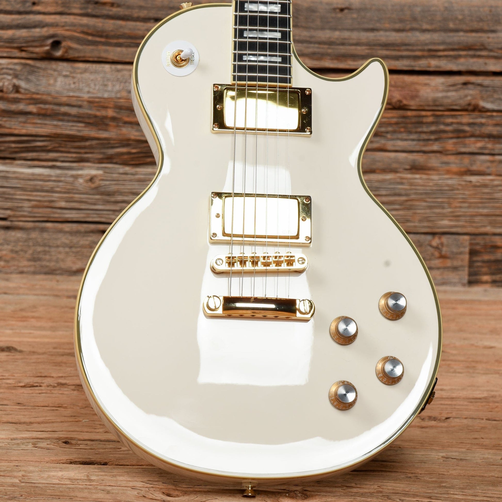 Epiphone Bjorn Gelotte Signature "Jotun" Les Paul Custom White 2017 Electric Guitars / Solid Body