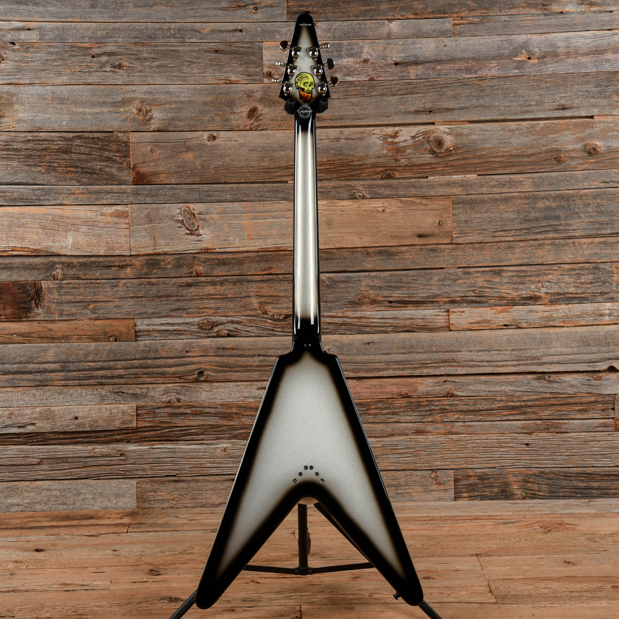 Epiphone Brent Hinds Signature Flying V Custom Silverburst Electric Guitars / Solid Body