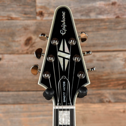 Epiphone Brent Hinds Signature Flying V Custom Silverburst Electric Guitars / Solid Body