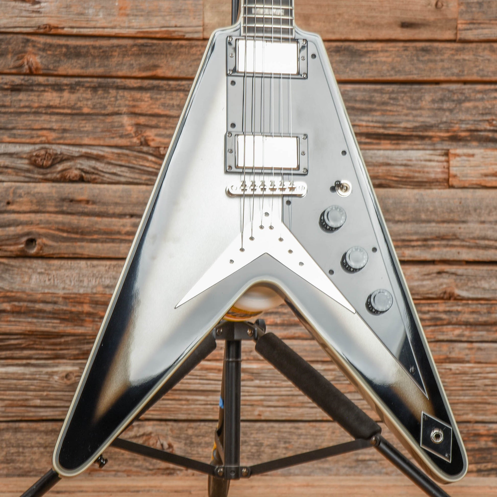 brent hinds gear Epiphone Brent Hinds Signature Flying V Custom Silverburst – Chicago Music  Exchange