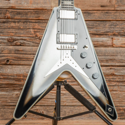 Epiphone Brent Hinds Signature Flying V Custom Silverburst Electric Guitars / Solid Body