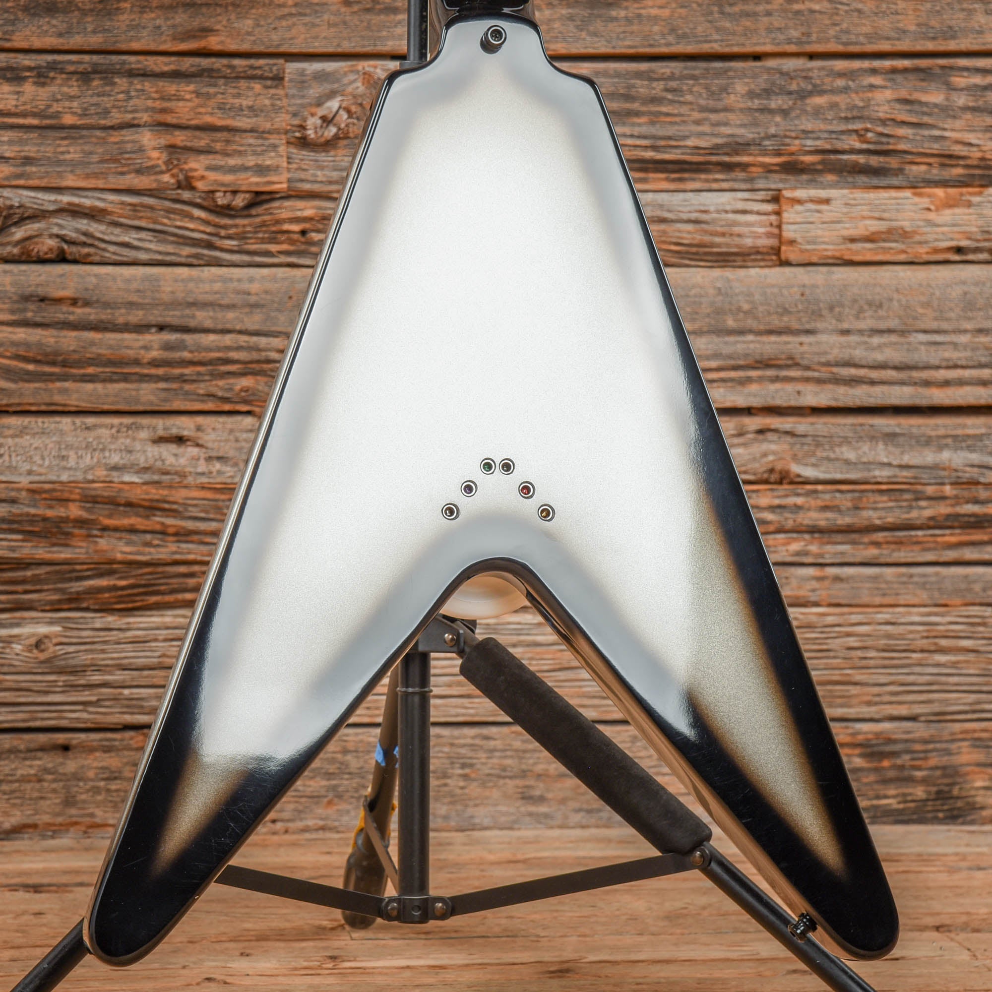 Epiphone Brent Hinds Signature Flying V Custom Silverburst Electric Guitars / Solid Body