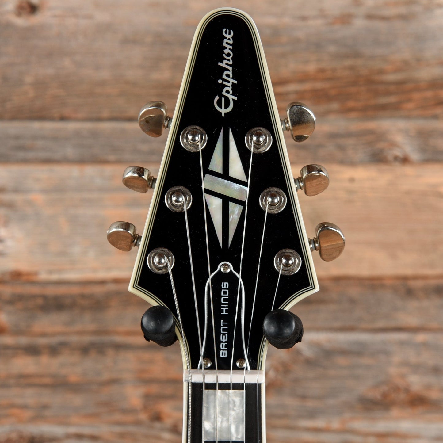 Epiphone Brent Hinds Signature Flying V Silverburst 2017 Electric Guitars / Solid Body