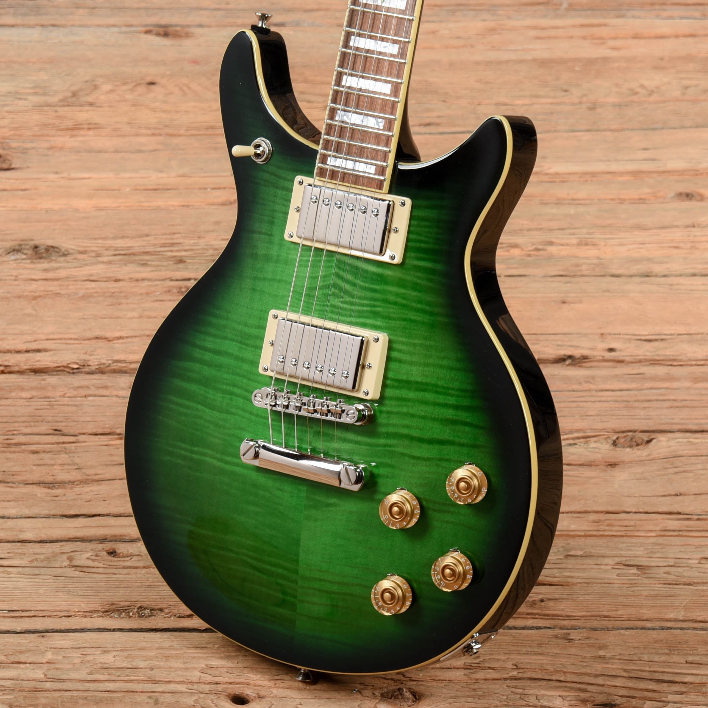 Epiphone DC Pro Green Burst Electric Guitars / Solid Body