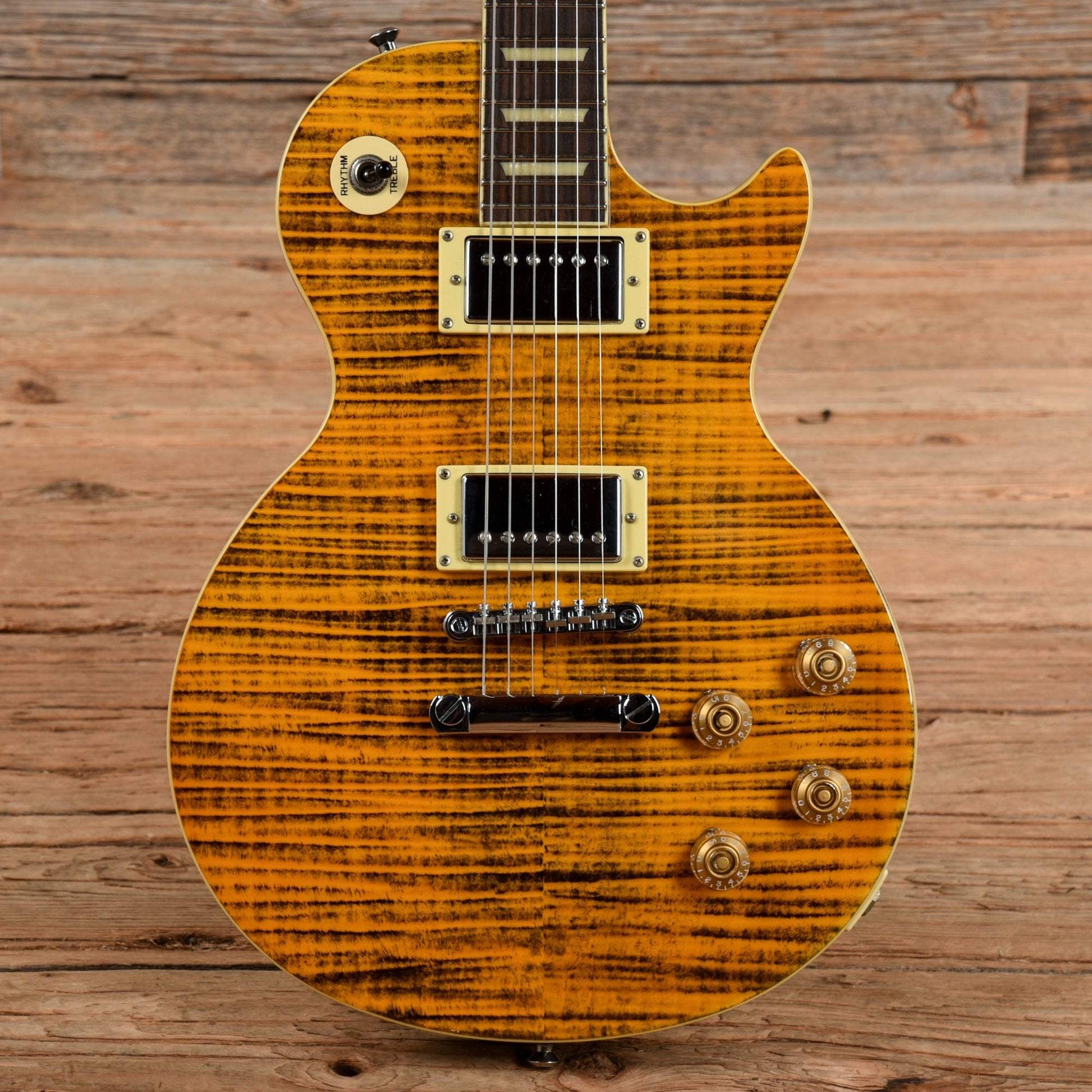 Epiphone Epiphone Joe Perry Boneyard Les Paul Aged Tiger Electric Guitars / Solid Body