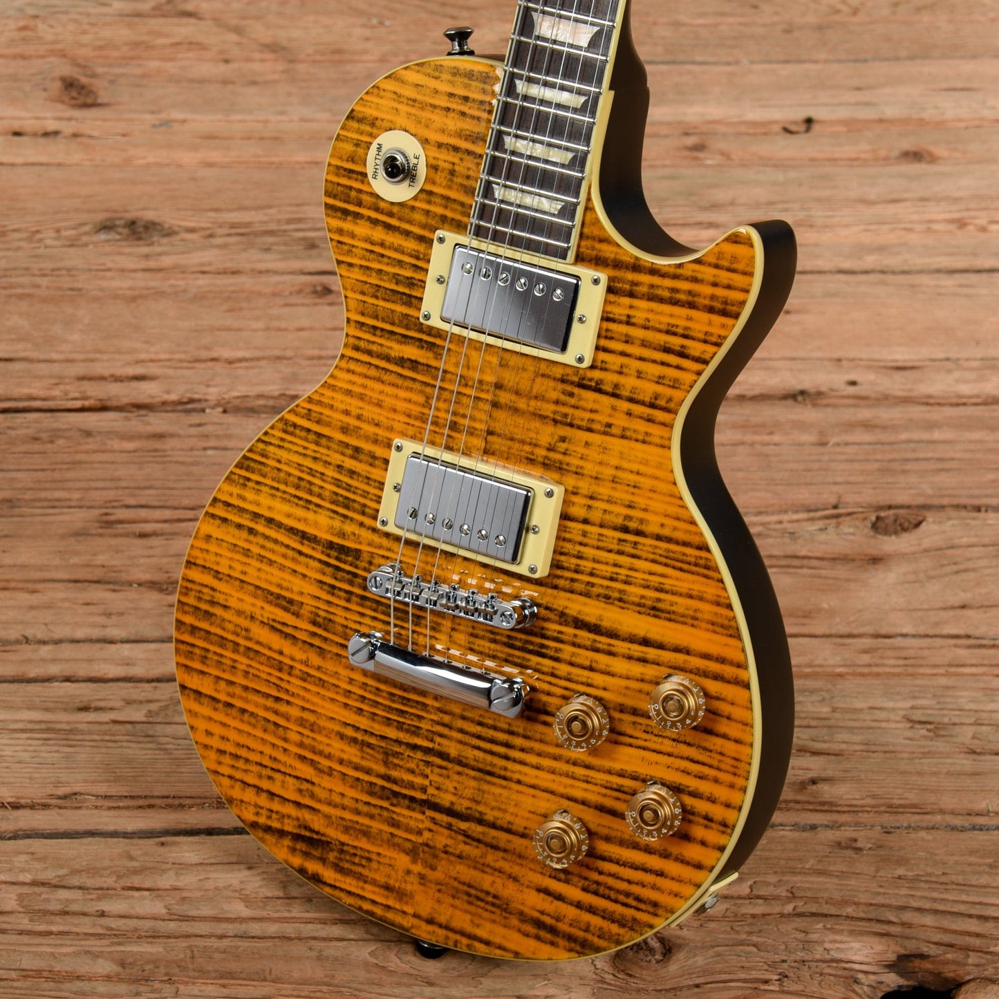 Epiphone Epiphone Joe Perry Boneyard Les Paul Aged Tiger Electric Guitars / Solid Body