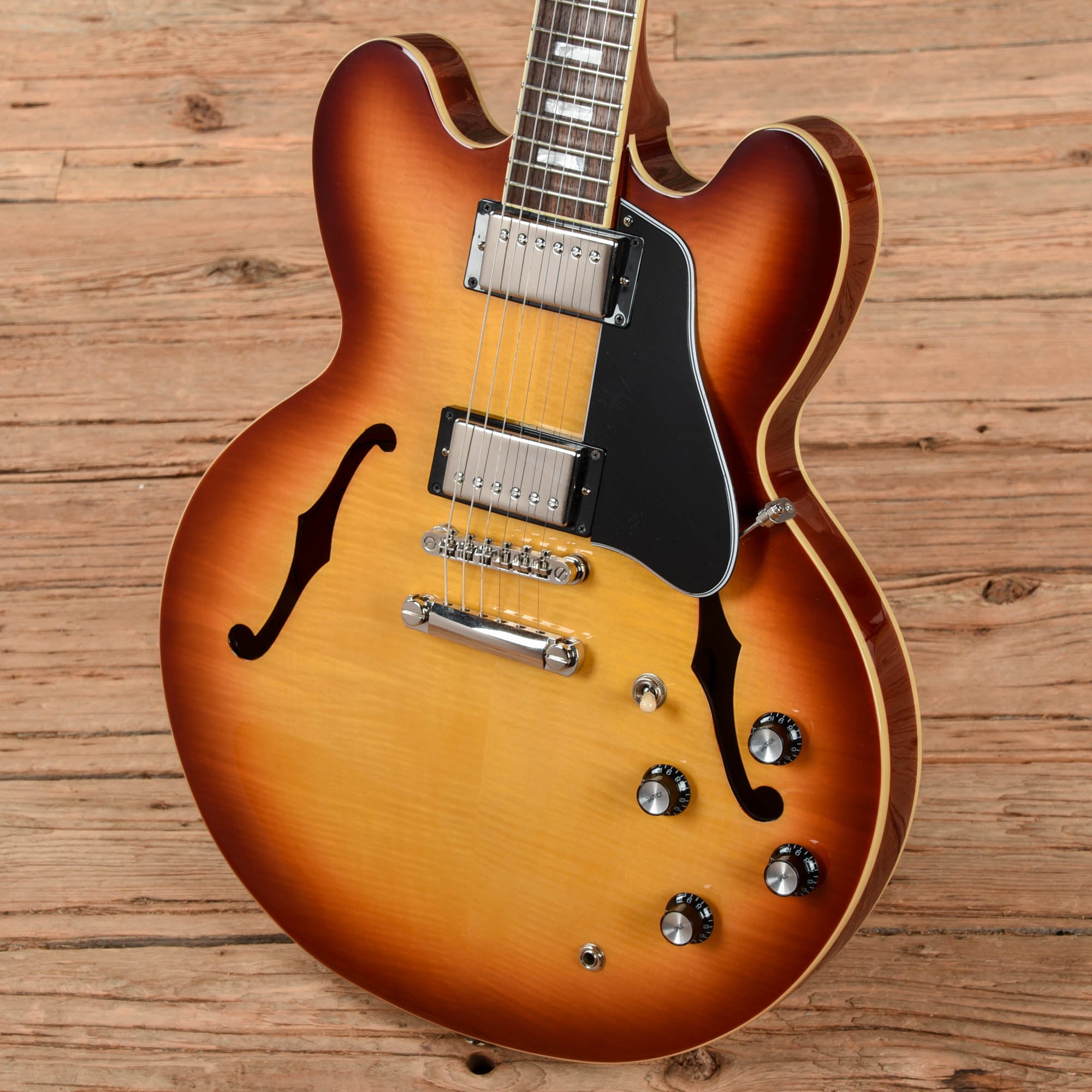 Epiphone ES-335 Figured Raspberry Tea Burst 2022 Electric Guitars / Solid Body