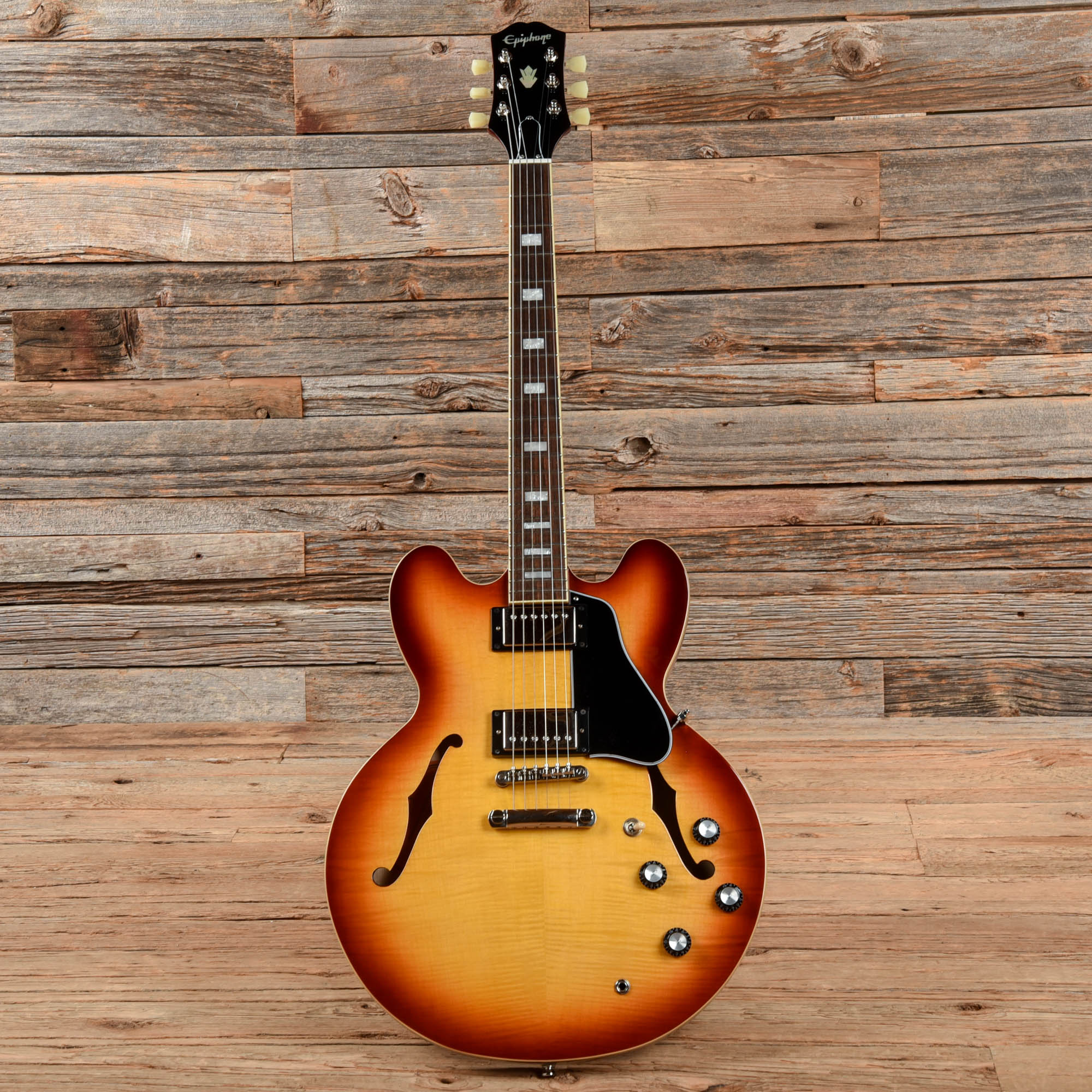 Epiphone ES-335 Figured Raspberry Tea Burst 2022 Electric Guitars / Solid Body