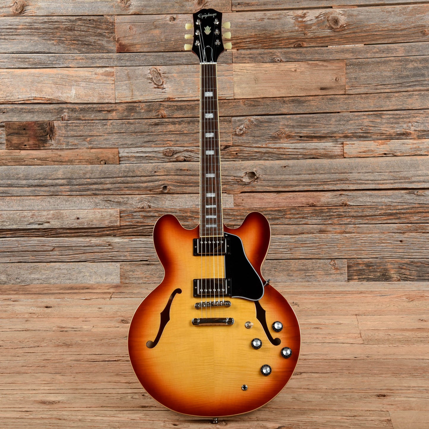 Epiphone ES-335 Figured Raspberry Tea Burst 2022 Electric Guitars / Solid Body