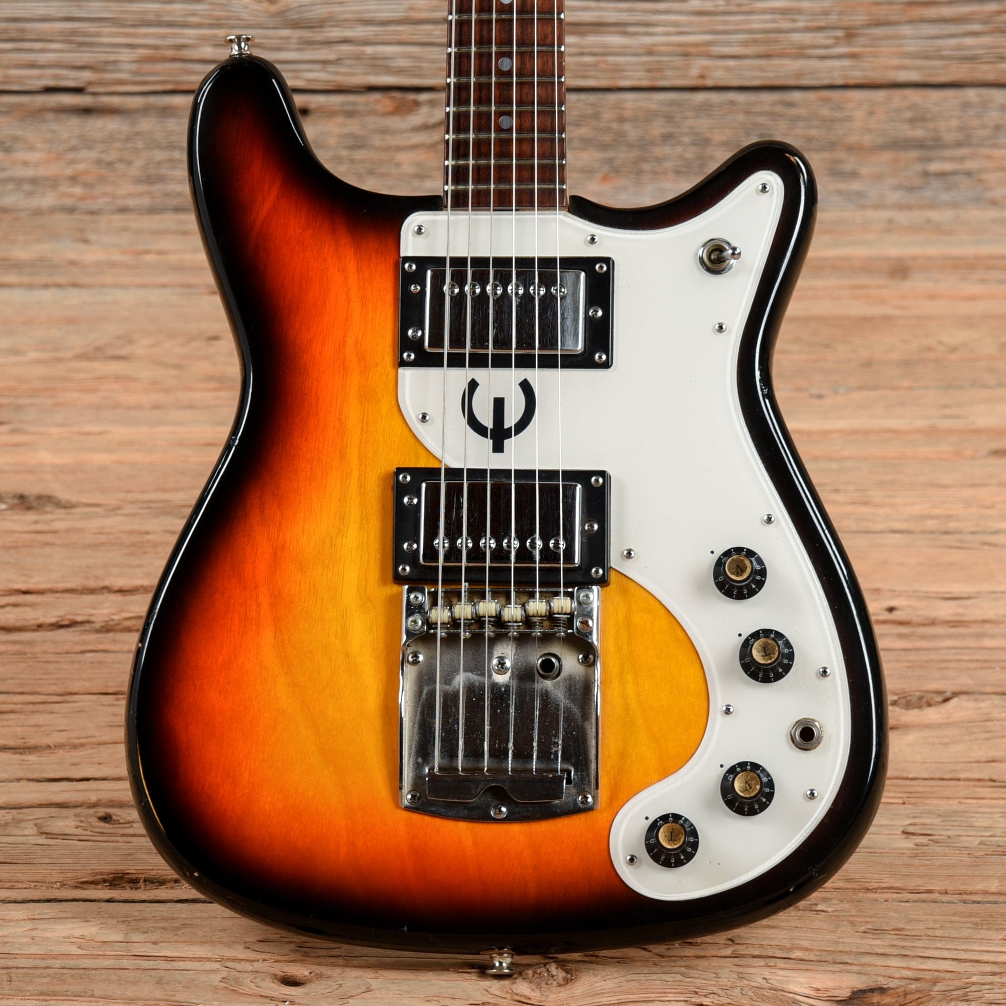 Epiphone ET 275 Crestwood Sunburst 1970s Chicago Music Exchange epiphone-et-275-crestwood-sunburst-1970s-chicago-music-exchange