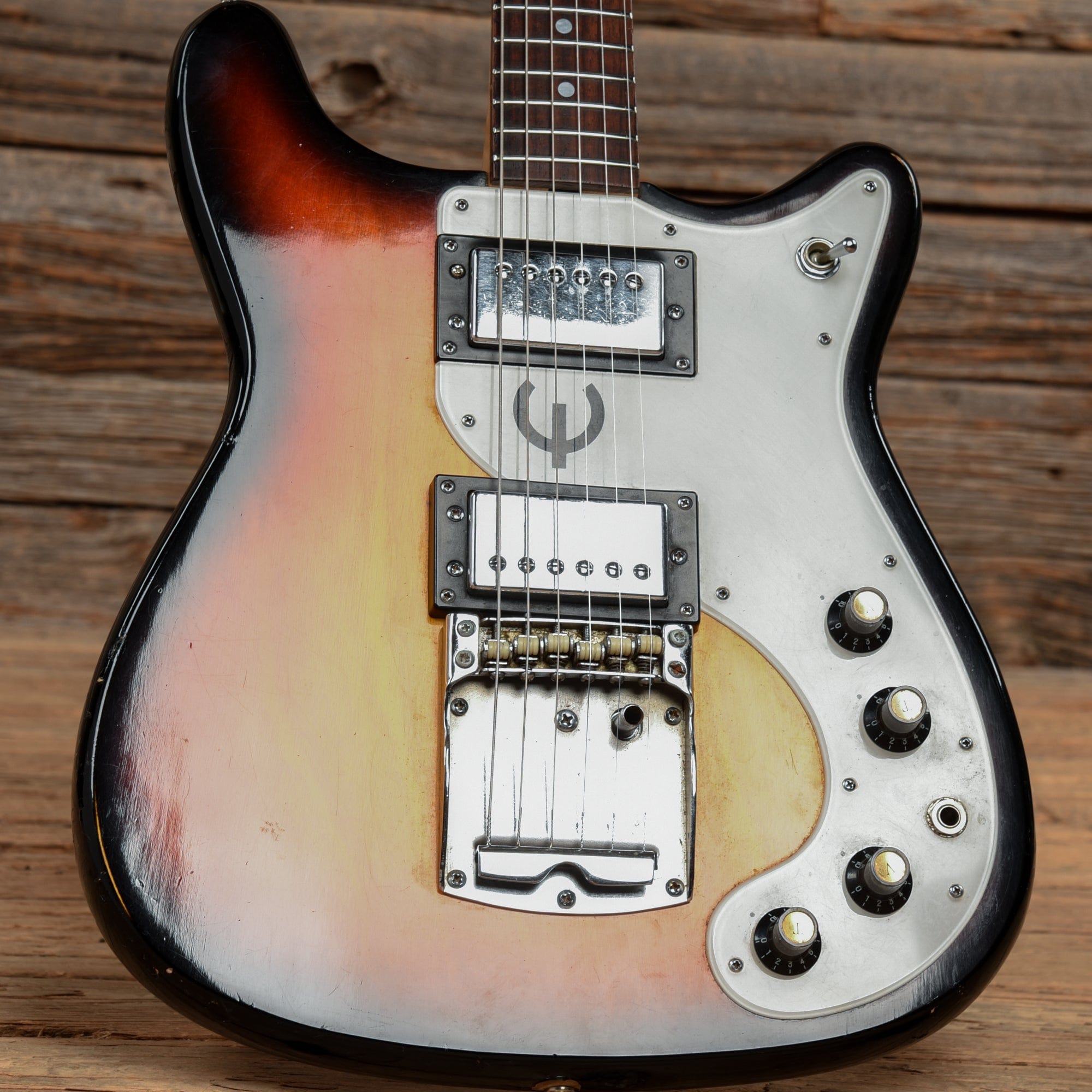 Epiphone ET-275 Crestwood Sunburst 1970s Electric Guitars / Solid Body
