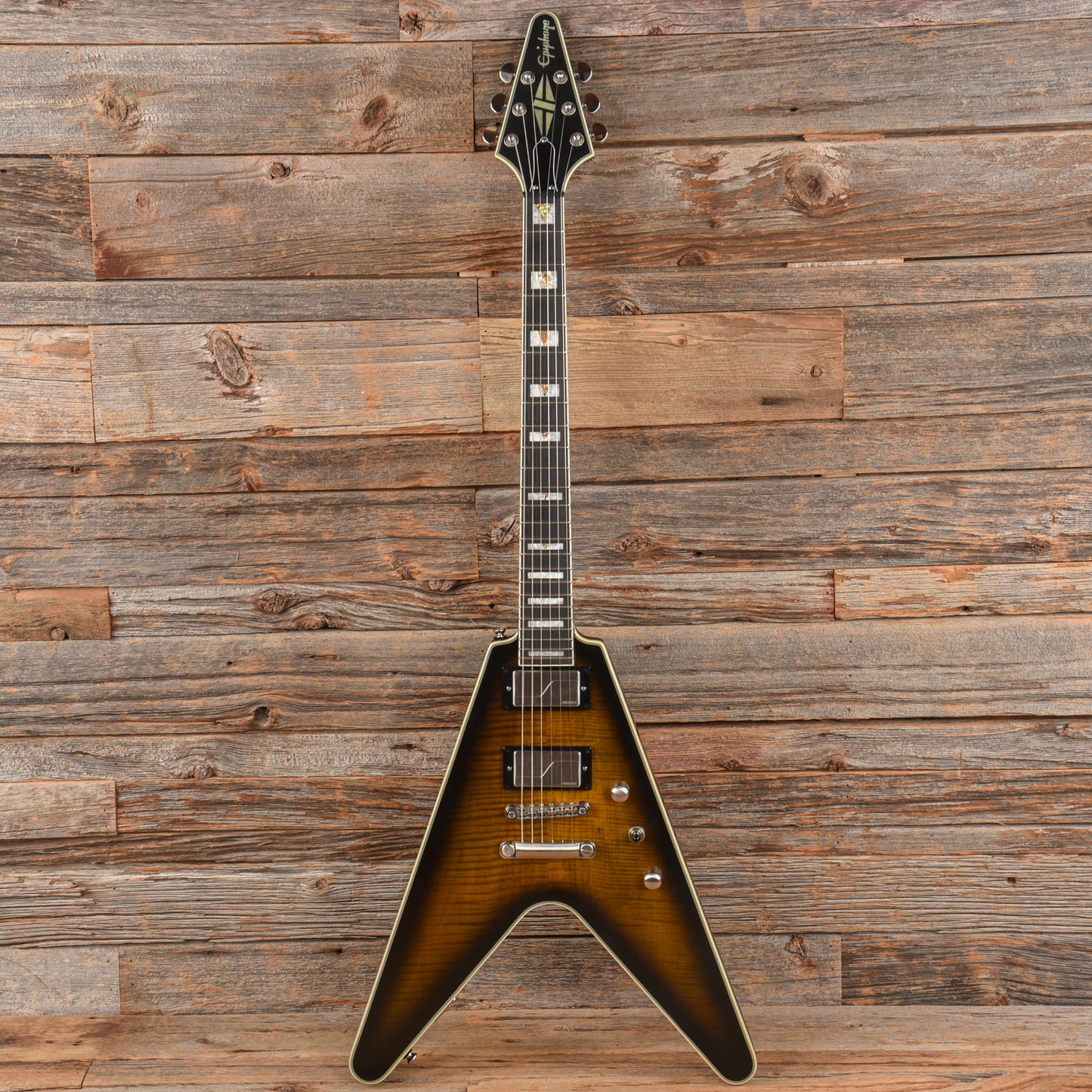 Epiphone Flying V Prophecy Yellow Tiger 2021 Electric Guitars / Solid Body