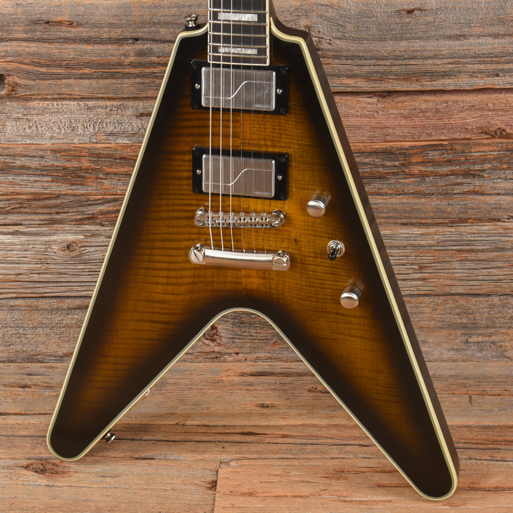 Epiphone Flying V Prophecy Yellow Tiger 2021 Electric Guitars / Solid Body