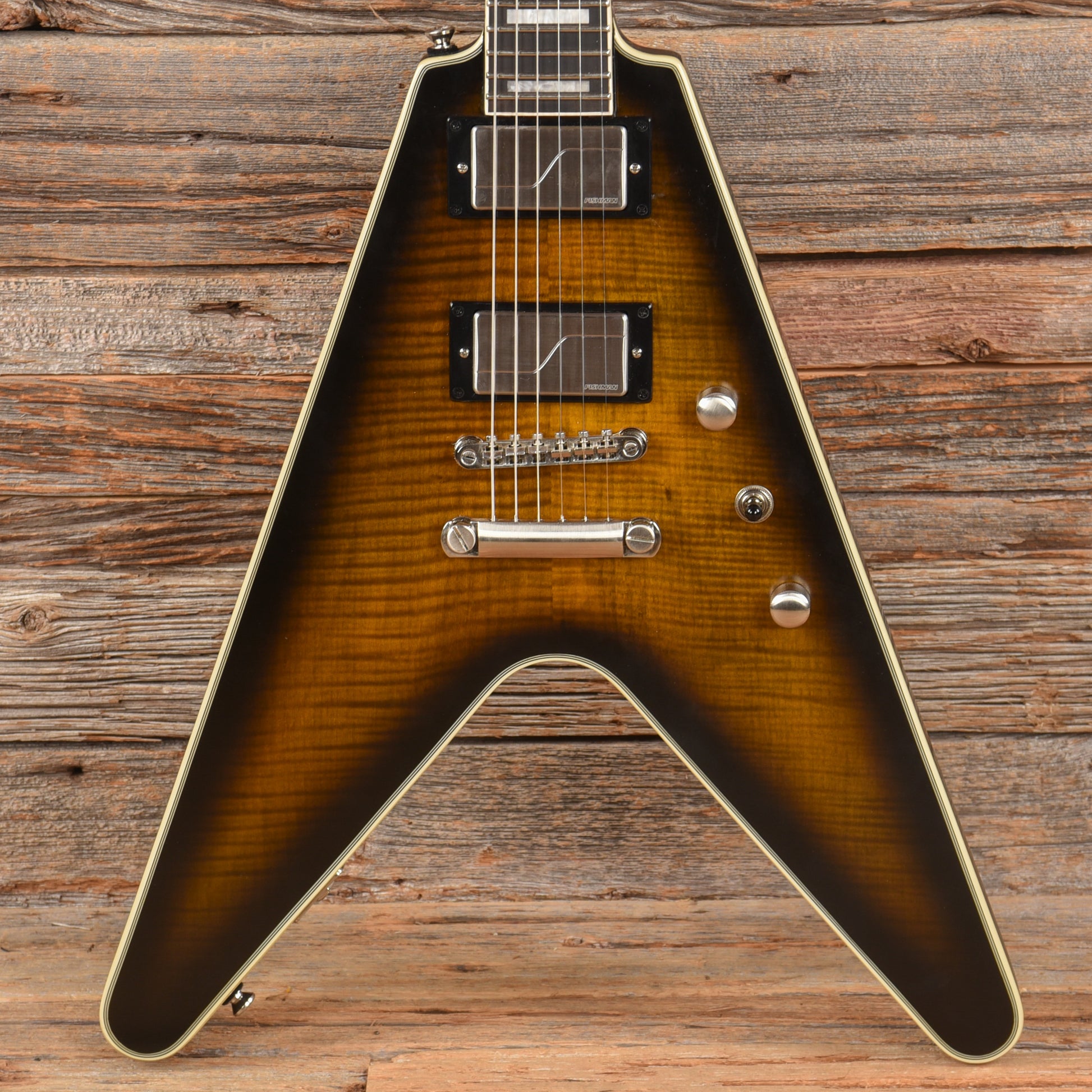 Epiphone Flying V Prophecy Yellow Tiger 2021 Electric Guitars / Solid Body