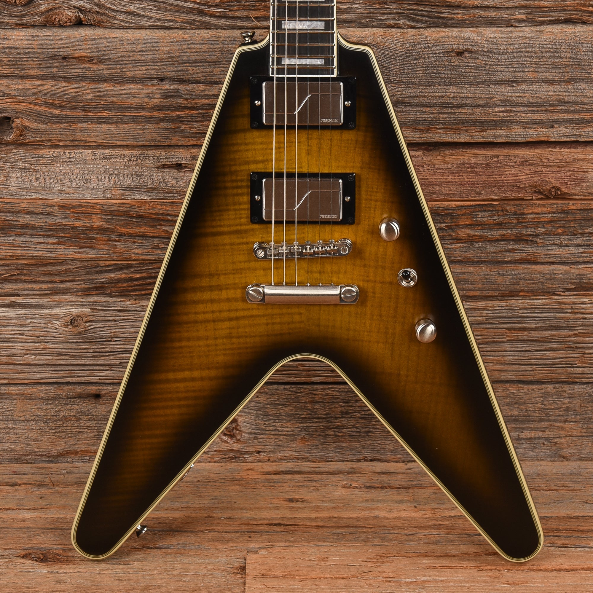 Epiphone Flying V Prophecy Yellow Tiger Aged Gloss 2020 Electric Guitars / Solid Body
