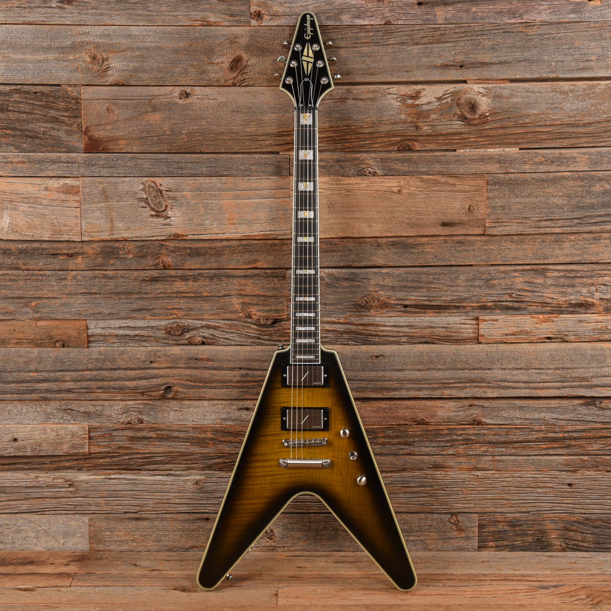 Epiphone Flying V Prophecy Yellow Tiger Aged Gloss 2020 Electric Guitars / Solid Body