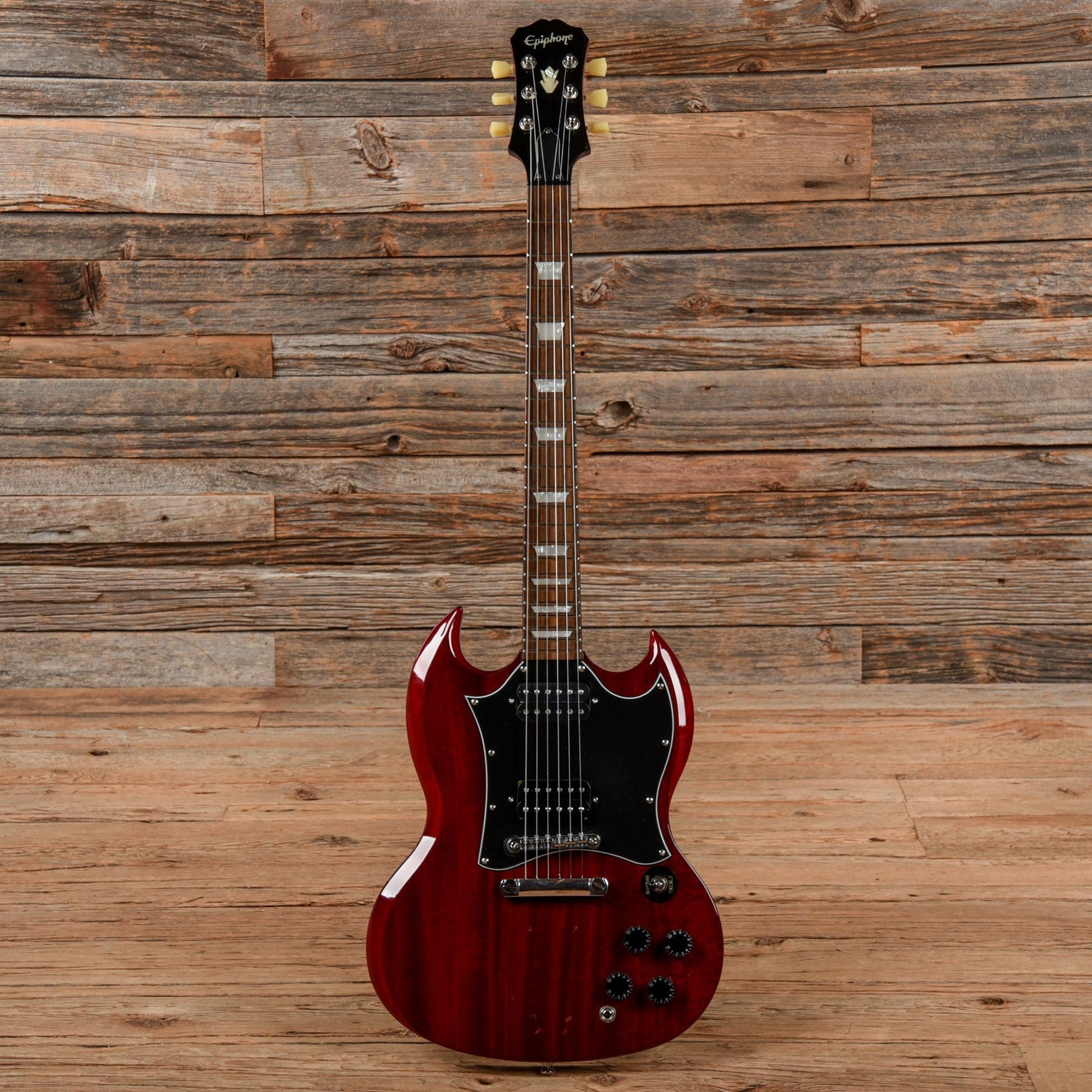 Epiphone G-400 Cherry 2008 Electric Guitars / Solid Body