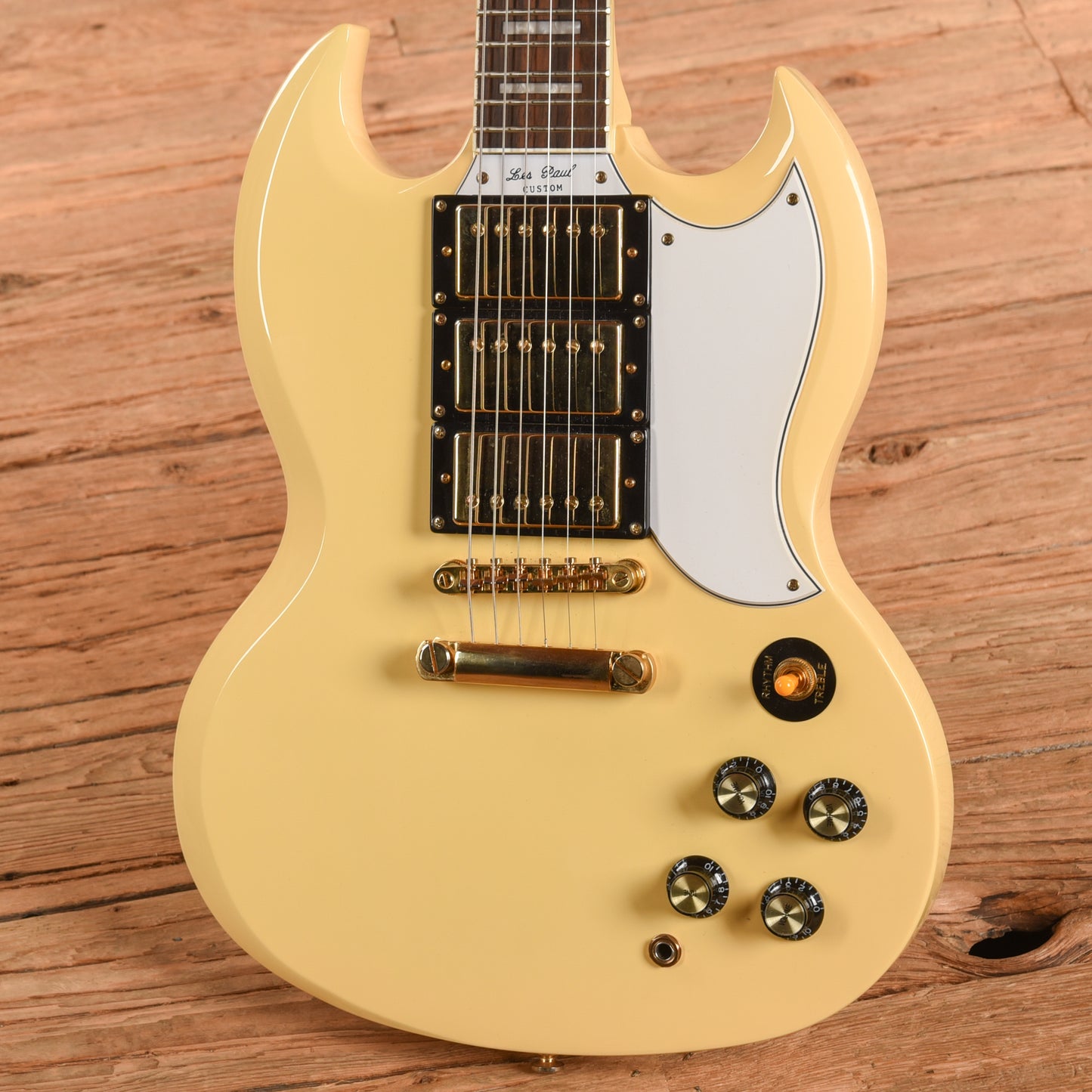 Epiphone G-400 Les Paul (SG) Custom White 2010 Electric Guitars / Solid Body