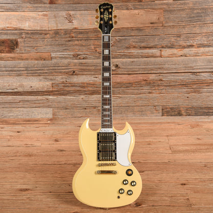 Epiphone G-400 Les Paul (SG) Custom White 2010 Electric Guitars / Solid Body
