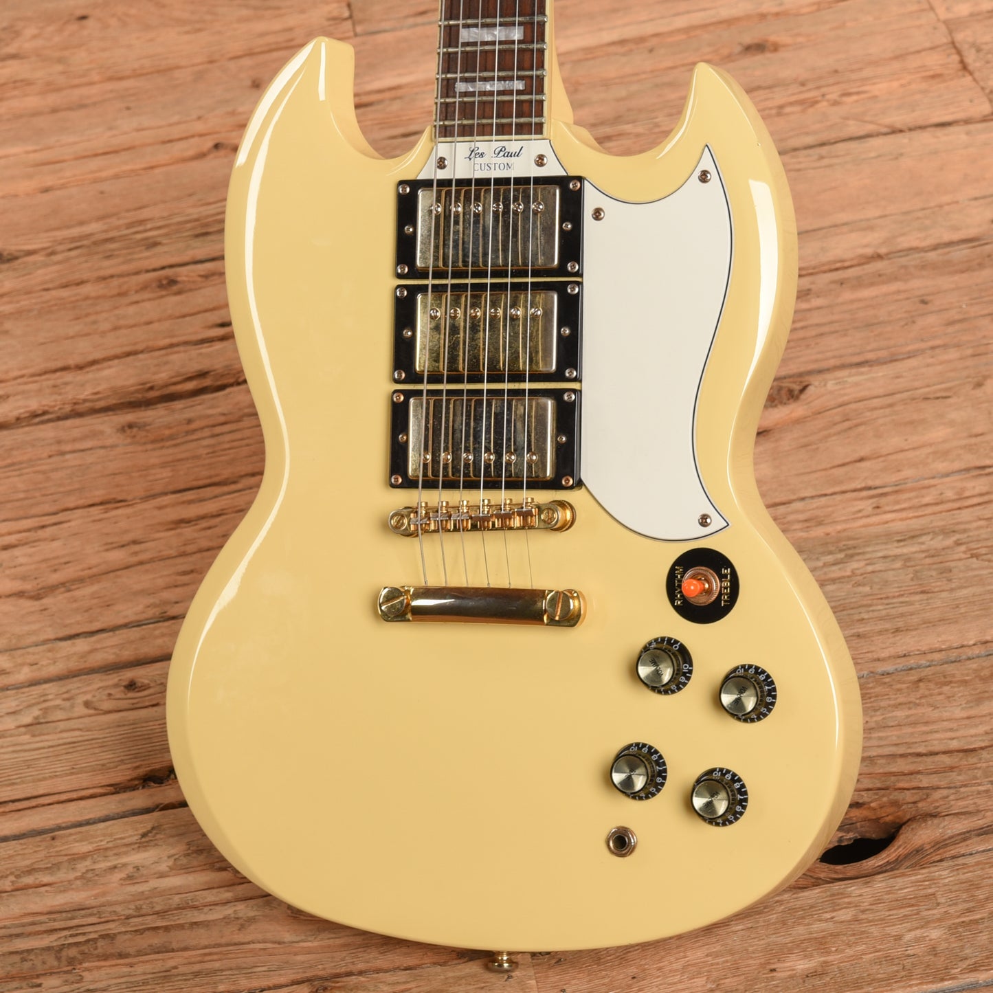 Epiphone G400 Les Paul SG Custom Ivory 2006 Electric Guitars / Solid Body