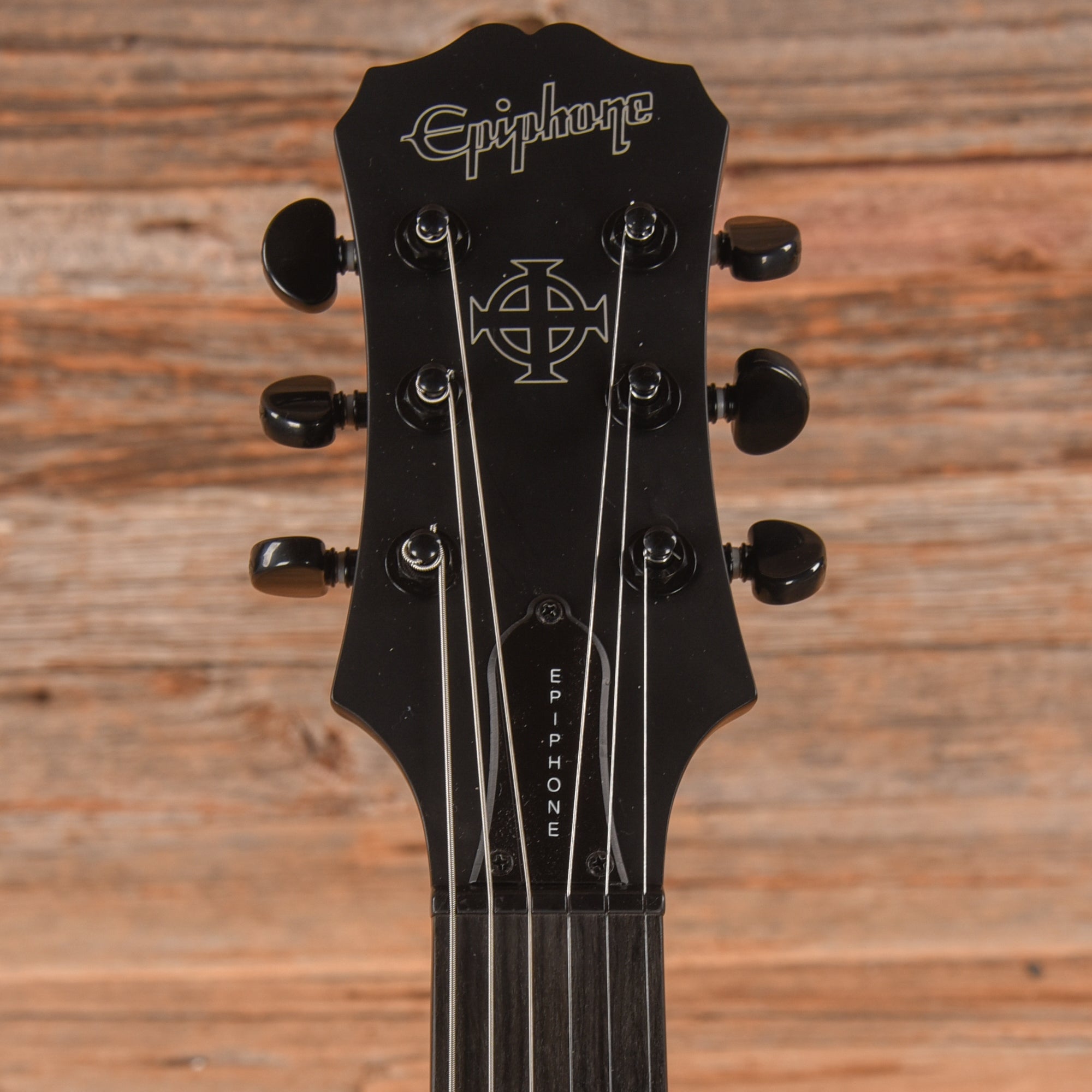 Epiphone Goth Les Paul Studio Satin Black 2017 Electric Guitars / Solid Body