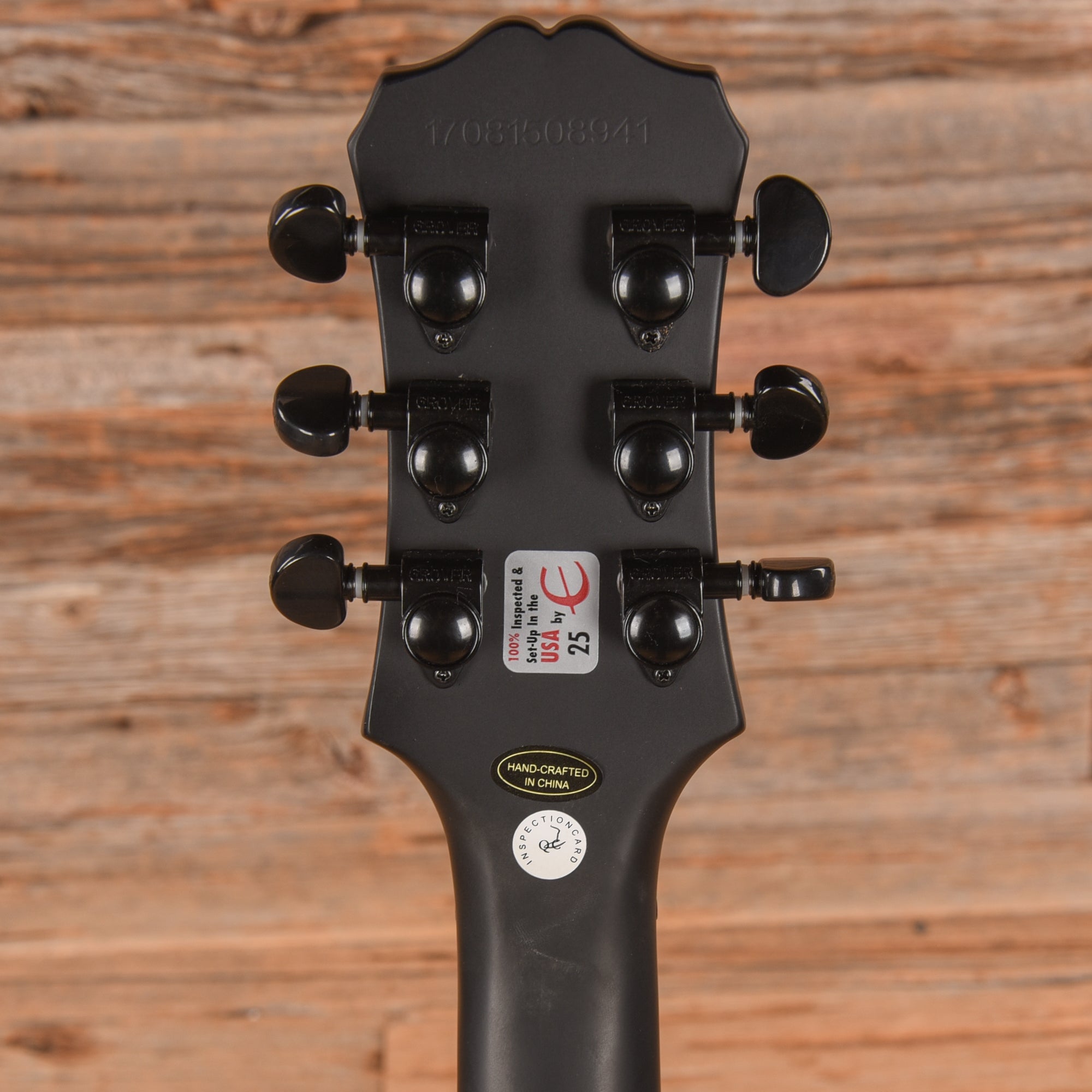 Epiphone Goth Les Paul Studio Satin Black 2017 Electric Guitars / Solid Body