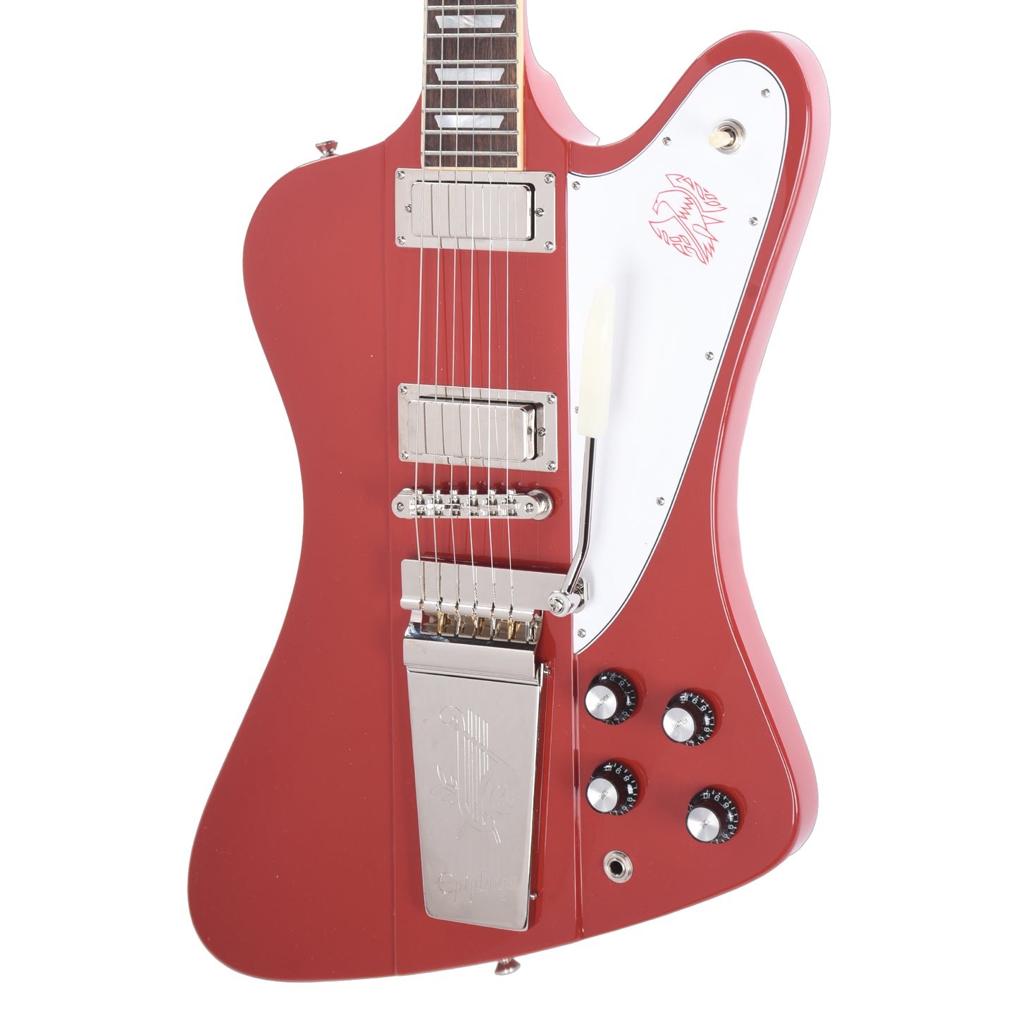 Epiphone Inspired by Gibson 1963 Firebird V Ember Red Electric Guitars / Solid Body