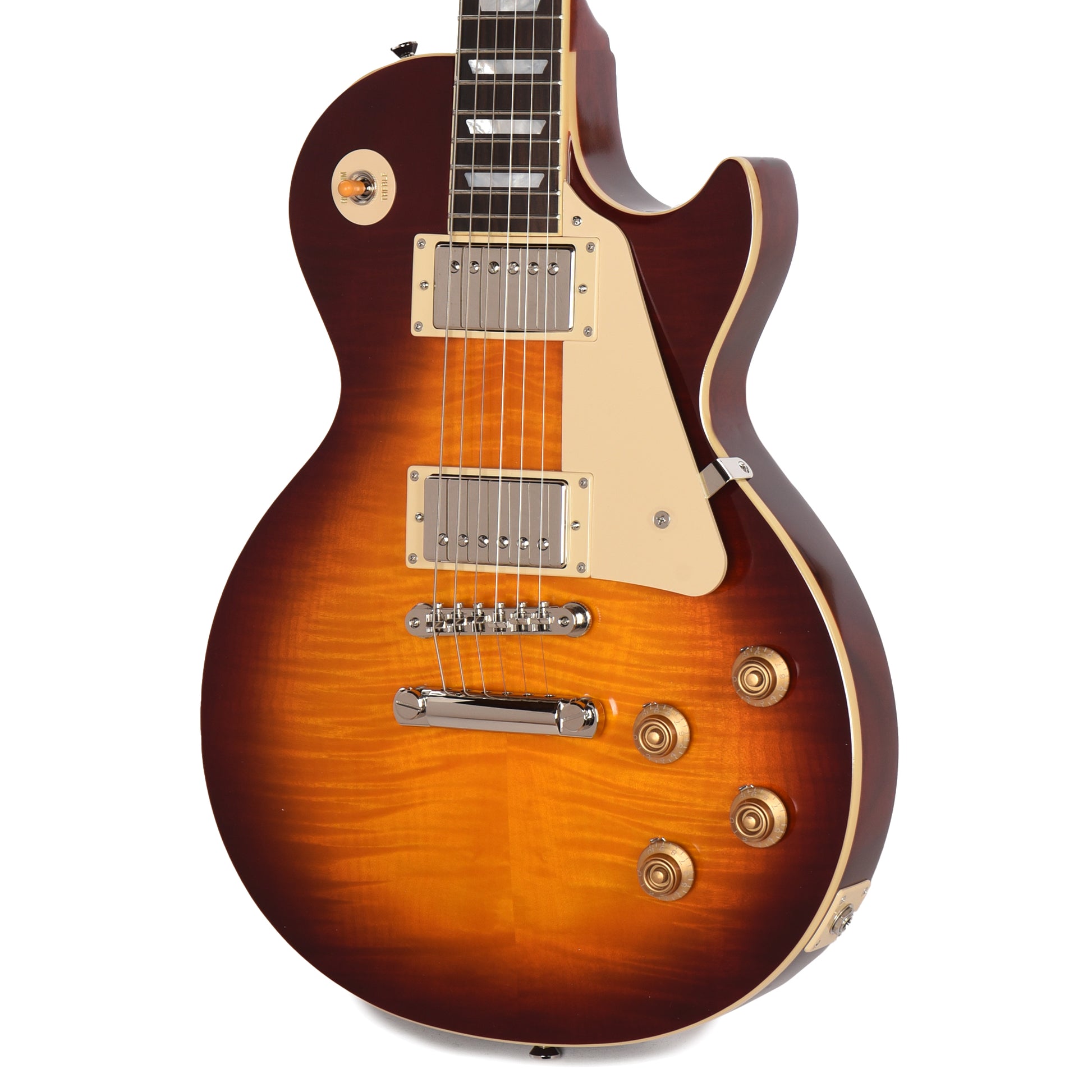 Epiphone Inspired by Gibson Custom 1959 LP Standard Reissue Deep Cherry Sunburst Electric Guitars / Solid Body