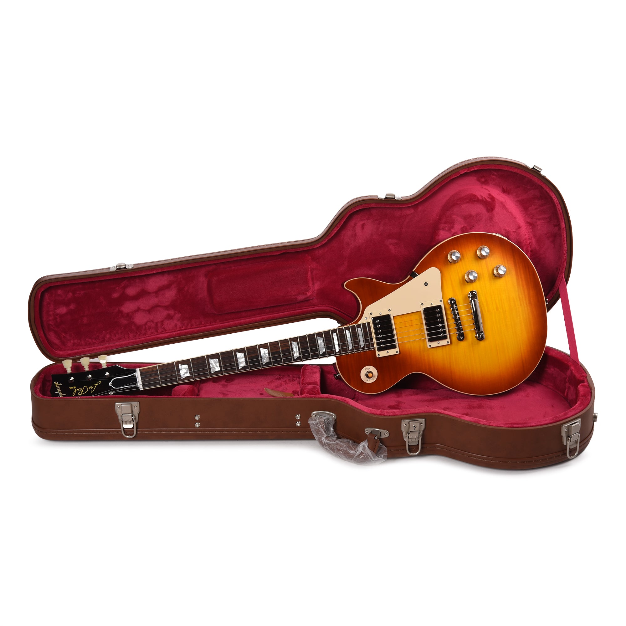 Epiphone Inspired by Gibson Custom 1960 Les Paul Standard Reissue Washed Cherry Sunburst Electric Guitars / Solid Body