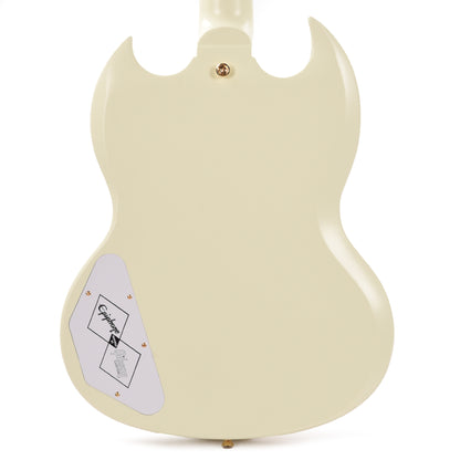 Epiphone Inspired by Gibson Custom 1963 Les Paul SG Custom Classic White w/Maestro Vibrola Electric Guitars / Solid Body