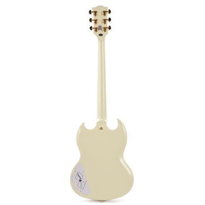 Epiphone Inspired by Gibson Custom 1963 Les Paul SG Custom Classic White w/Maestro Vibrola Electric Guitars / Solid Body